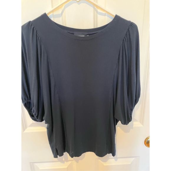 Holebrook Sweden Tops - Holebrook Sweden Women’s Navy Dolman Top, Small Petite